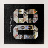 Number 80フォトコラージュ ジグソーパズル (横)