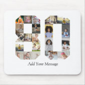 Number 80フォトコラージュ マウスパッド (正面)