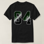 number 84  tシャツ (デザイン正面)