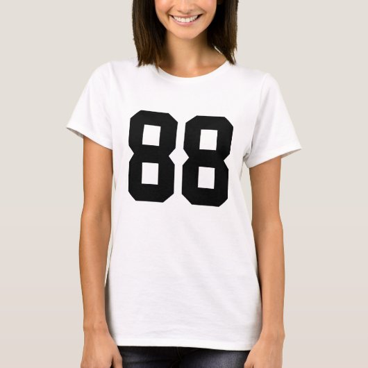 Number 88 tシャツデザイン tシャツ (正面)