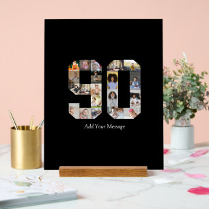 Number 90フォトコラージュ アクリルサイン