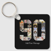 Number 90フォトコラージュ キーホルダー (正面)
