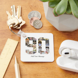 Number 90フォトコラージュ キーホルダー