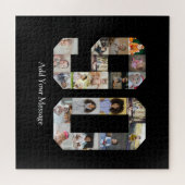 Number 90フォトコラージュ ジグソーパズル (横)