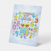 Number Day 2026 Calculator Math Design 台座サイン (正面)