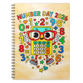 Number Day 2026 Calculator Math Notebook ノートブック (正面)