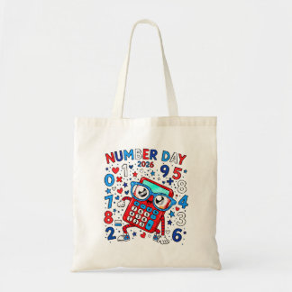 Number Day 2026 Calculator Math Tote Bag トートバッグ