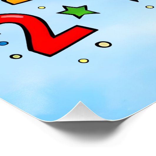 Number Day 2026 Cute Calculator Math Design ポスター (コーナー)