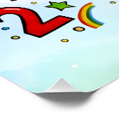 Number Day 2026 Cute Calculator Math Design ポスター (コーナー)