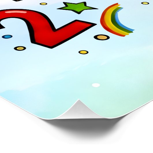 Number Day 2026 Cute Calculator Math Design ポスター (コーナー)