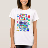 Number Day 2026 Cute Calculator Math T Shirt Tシャツ (正面)