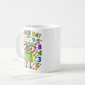 Number Day 2026 Cute Maths Calculator Mug コーヒーマグカップ (正面左)