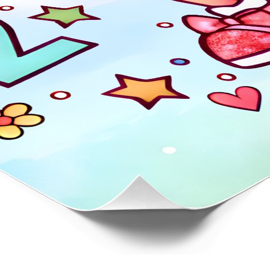 Number Day 2026 Cute Pink Calculator Math Design ポスター (コーナー)