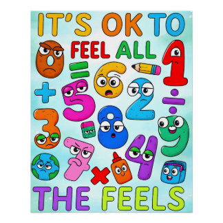 Number Day 2026 Green Calculator Math Design ポスター