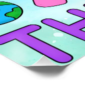 Number Day 2026 Green Calculator Math Design ポスター (コーナー)