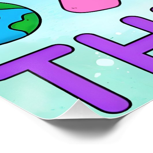 Number Day 2026 Green Calculator Math Design ポスター (コーナー)