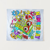 Number Day 2026 Maths Banner for Schools タペストリー (正面(横))