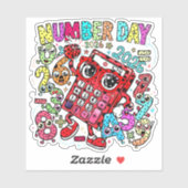 Number Day 2026 Maths Sticker for Kids UK シール (シート)