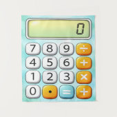 Number Day Calculator Math Design タペストリー (正面)