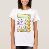 Number Day Classic Calculator Math T Shirt Tシャツ (正面)