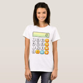 Number Day Classic Calculator Math T Shirt Tシャツ (正面フル)