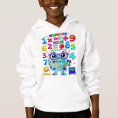 Number Day Colorful Calculator Math Hoodie (正面)