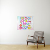 Number Day Colorful Math Numbers Design タペストリー (インサイチュ(横))