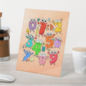 Number Day Colourful Maths Pedestal Sign for Schoo 台座サイン (インサイチュ)