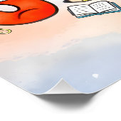 Number Day Cute Calculator Math Design ポスター (コーナー)