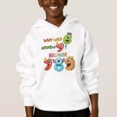 Number Day Funny Maths Hoodie 7 8 9 (正面)