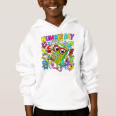 Number Day Kids Hoodie | Fun Maths School Hoodie (正面)