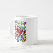 Number Day Maths Mug | Colourful Calculator コーヒーマグカップ (正面左)