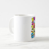 Number Day Maths Mug | Colourful Numbers コーヒーマグカップ (正面左)