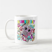 Number Day Maths Mug | Cute Calculator Design コーヒーマグカップ (左)