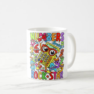 Number Day Maths Mug | Numbers Rock Star コーヒーマグカップ
