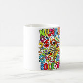 Number Day Maths Mug | Numbers Rock Star コーヒーマグカップ (中央)
