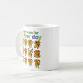 Number Day Proper Moves Funny Maths Mug コーヒーマグカップ (正面左)