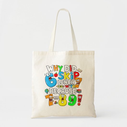 Number Day Tote Bag | Funny Maths Numbers トートバッグ (正面)