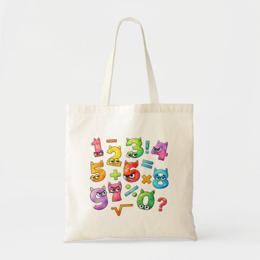 Number Day Tote Bag | Maths Numbers Learning トートバッグ (正面)