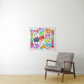 Number Day Unicorn Numbers Math Design タペストリー (インサイチュ(横))