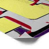 Number Eye Chart  ポスター (角)