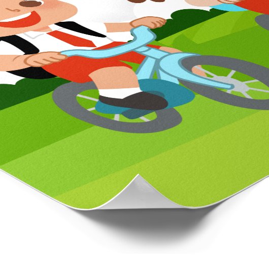 Number Featuring Happy Kids ポスター (角)