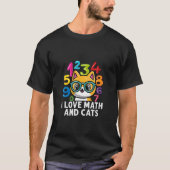 Number Learning calculator costume matc day Math O Tシャツ (正面)
