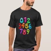 Number Learning calculator costume matc day Math O Tシャツ (正面)