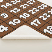 Number lover numbers design シェルパブランケット (3/4)