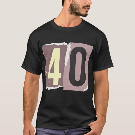 Number Magazine Ransom 40 Tシャツ (正面)
