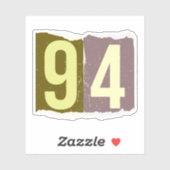 Number Magazine Ransom 94 シール (シート)