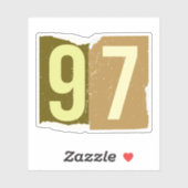 Number Magazine Ransom 97 シール (シート)