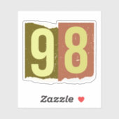 Number Magazine Ransom 98 シール (シート)