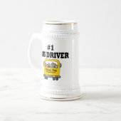 Number Oneバスドライバ ビールジョッキ (正面左)